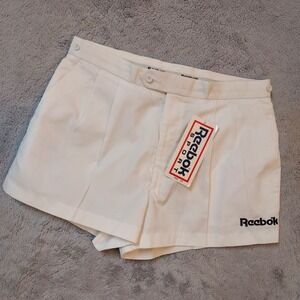 Vintage NEW Reebok Sport Shorts Mens 34 Deadstock Tennis Cotton Blend Adjustable